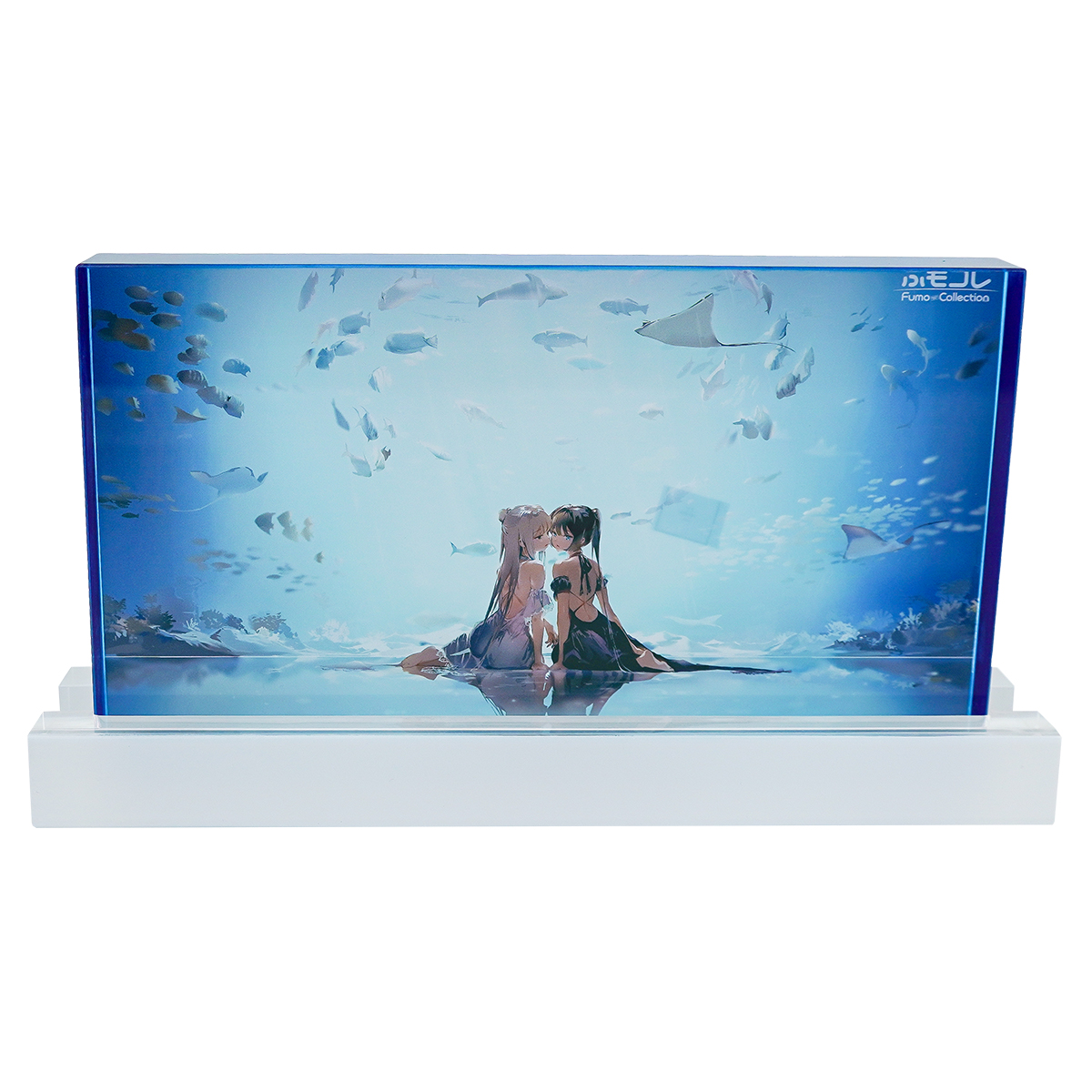 ふもコレ × レスレリ LEDスタンド付きアクリルブロック 歴代主人公集合画 ふもコレ × レスレリアーナのアトリエ LEDスタンド付きアクリル