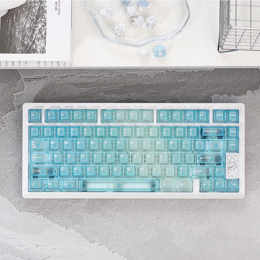 キーボード Chilkey Slice75 HE White WS Flux Chilkey（チルキー） Slice75 HE ラピッドトリガーキーボード US