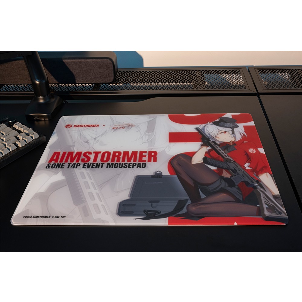 Dream Gamer Thunder Glass Mousepad AIMSTORMER OneT4p【他商品との同梱不可】