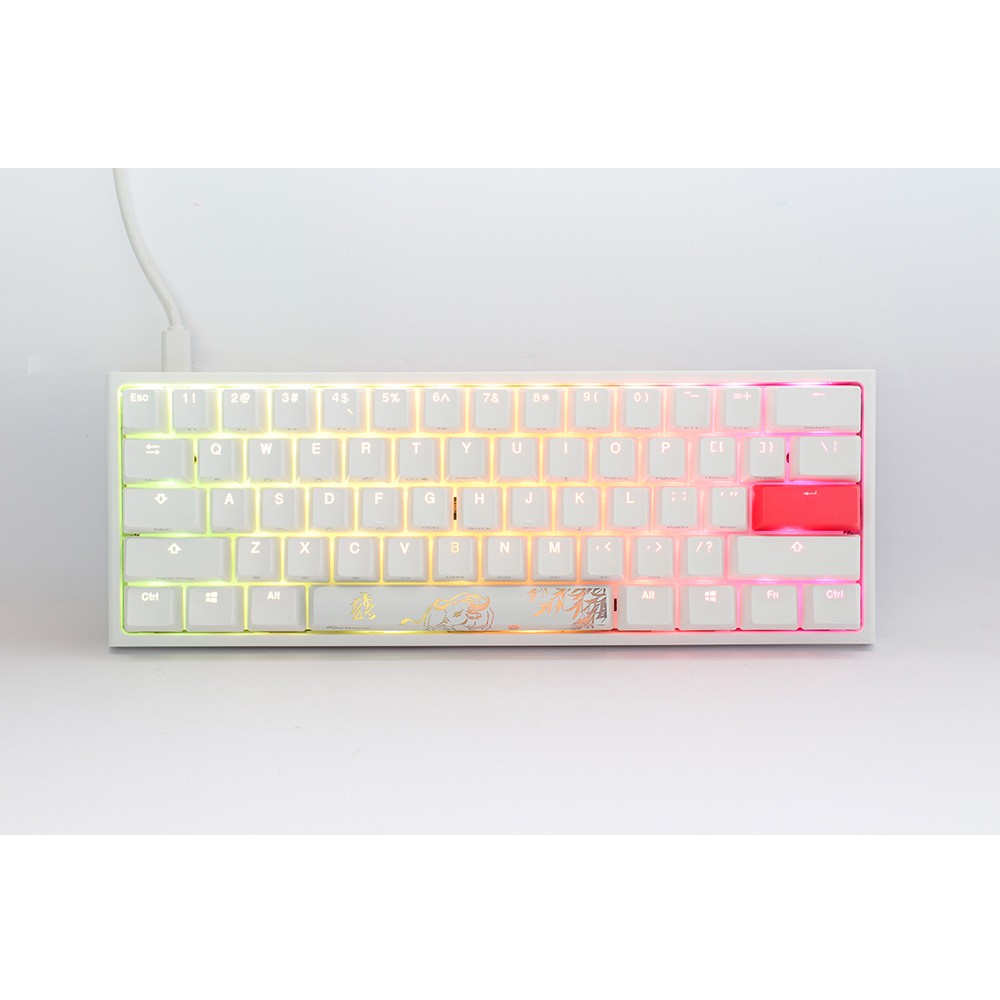 Ducky One 2 Mini Pure White RGB メカニカルキーボード US配列 60 ...