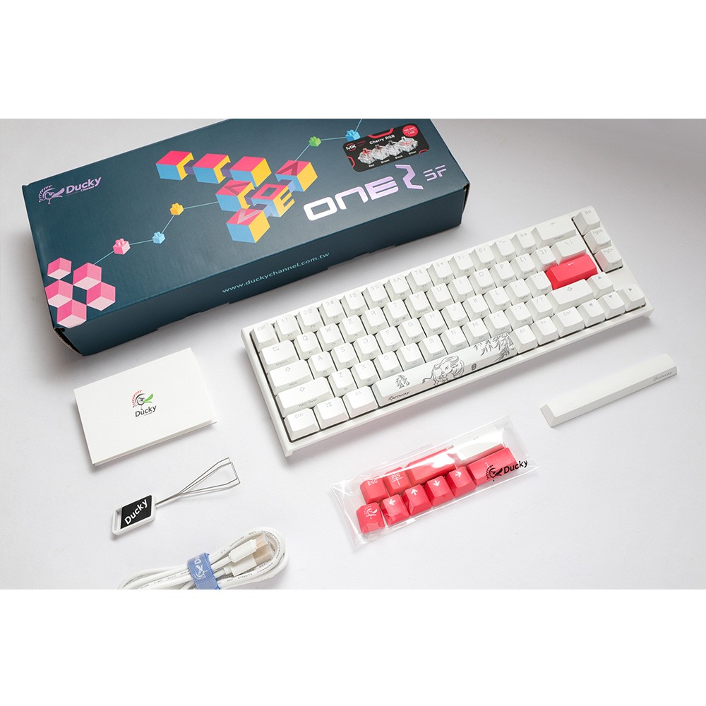 Ducky One SF Pure White RGB メカニカルキーボード US配列 65％バージョン 通販：ふもっふのおみせ
