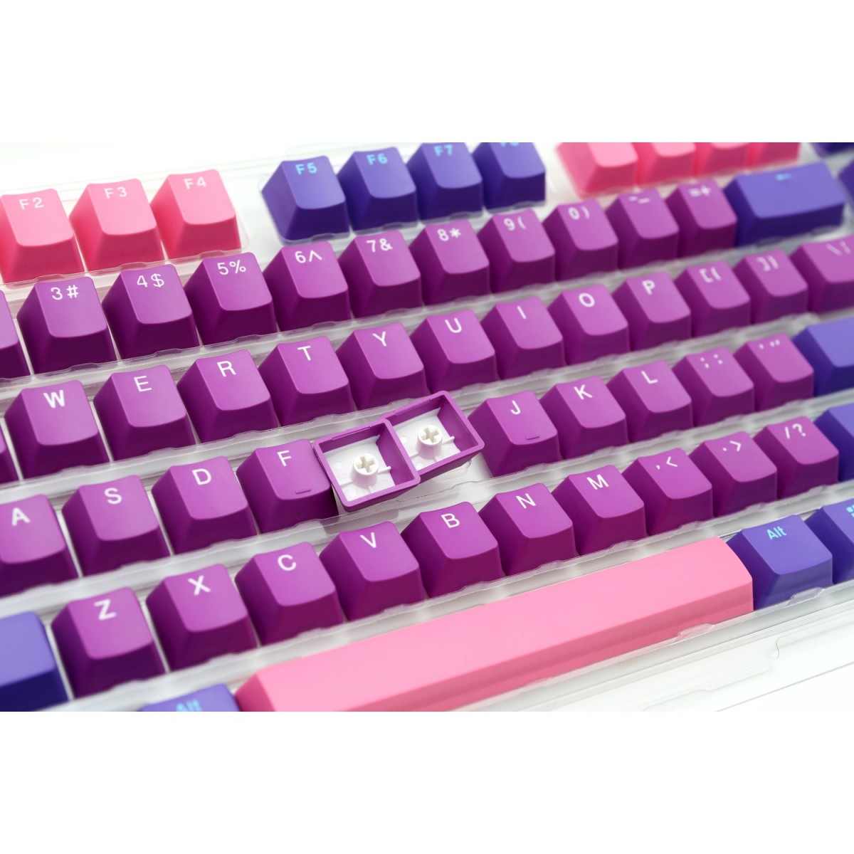 PC/タブレット タブレット Ducky(ダッキー) Ultra Violet keycap Set Cherry社製のメカニカル 