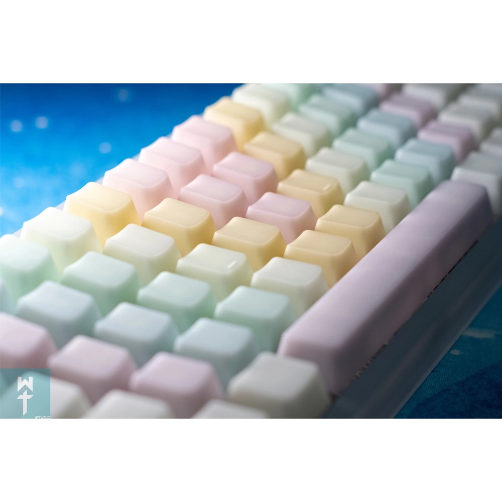 EscapeKeyboard POM Jelly Keycaps Rainbow ANSI full kit