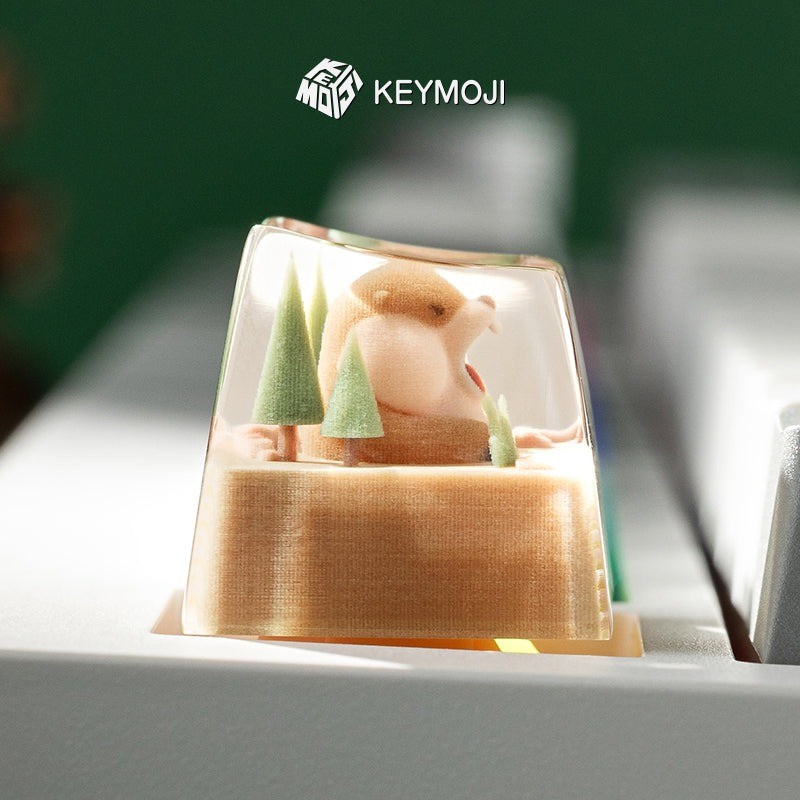 KEYMOJI(キーモジ) アルチザンキーキャップ Screaming Marmot 通販