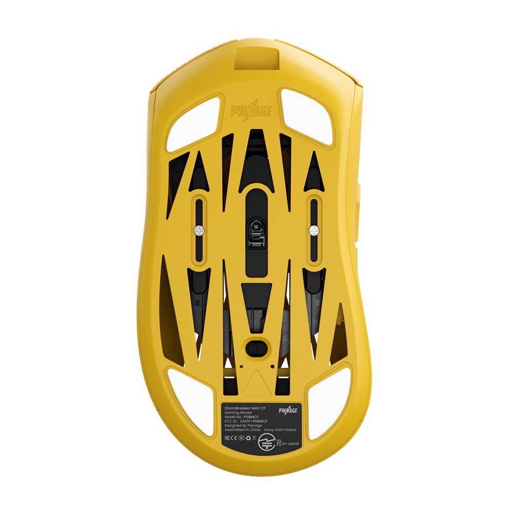 【数量限定】Pwnage StormBreaker Max CF 8k イエロー Pwnage（ポウネイジ） ワイヤレスゲーミングマウス ストームブレーカー