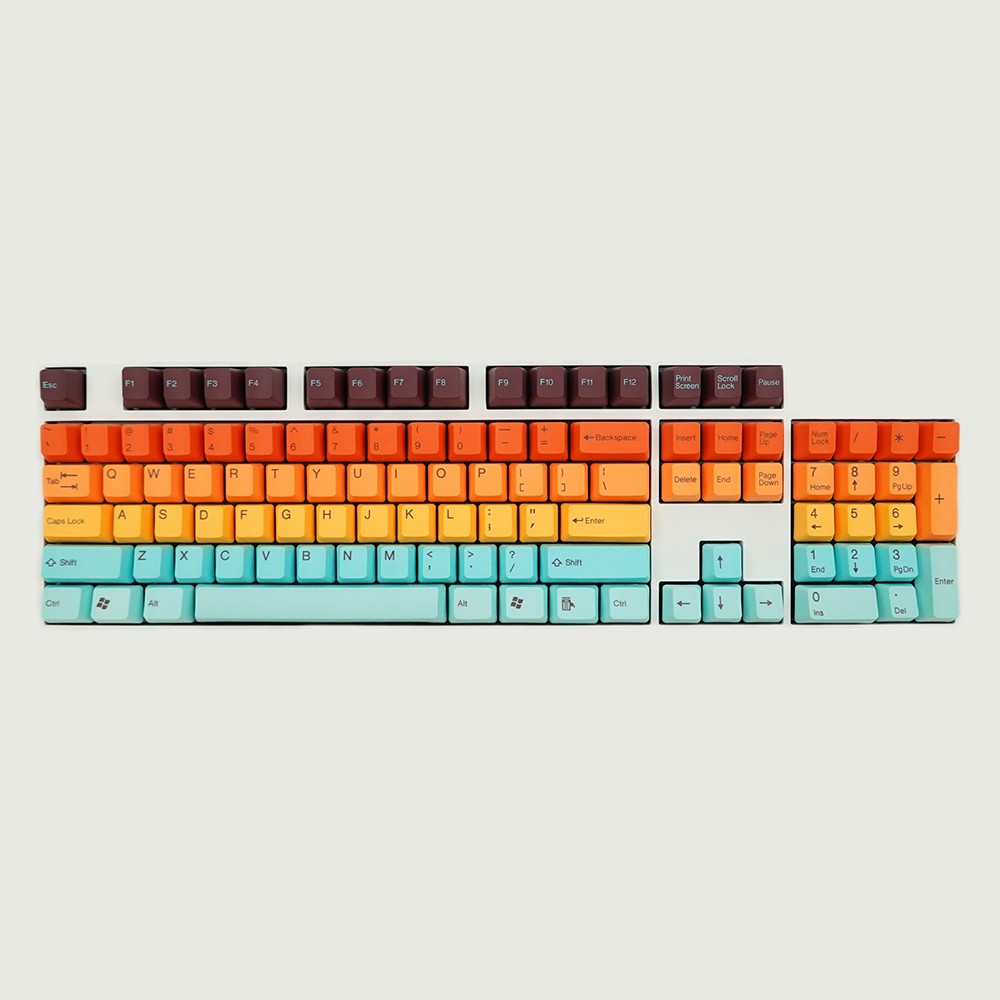 Tai-Hao Hawaii PBT Double shot Keycap Set Cherry社製のメカニカル