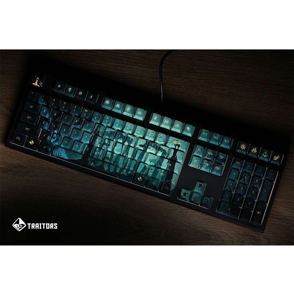 Traitors アトランティス 108キー フルサイズ キーキャップセット 通販