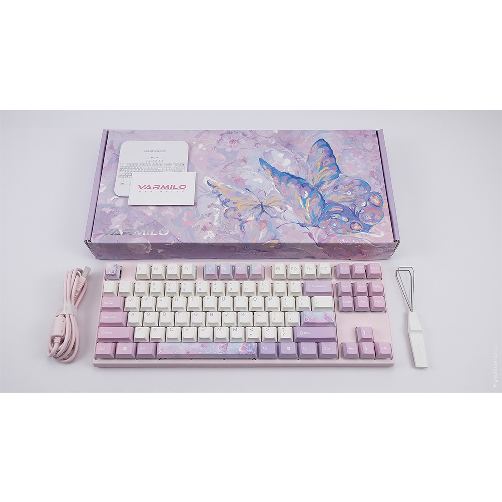 Varmilo 87 Dreams on Board 胡蝶の夢 ANSI Keyboard V2
