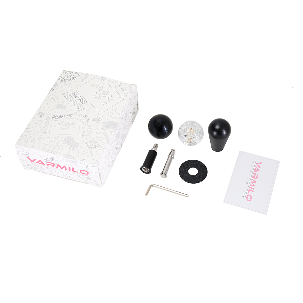 VARMILO kassai ゴールドリミテッドエディション交換シャフト付き VARMILO KASSAI(喝采) 着脱式レバーシャフト レバーボール付き