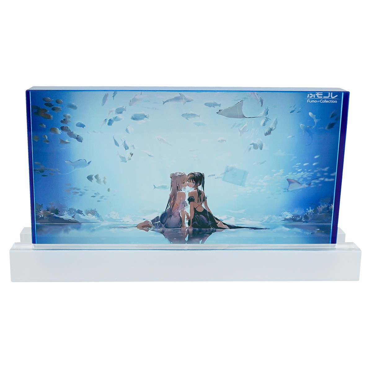 ふもコレ×Anmi LEDスタンド付アクリルブロック − 水族館ラブ − 通販 