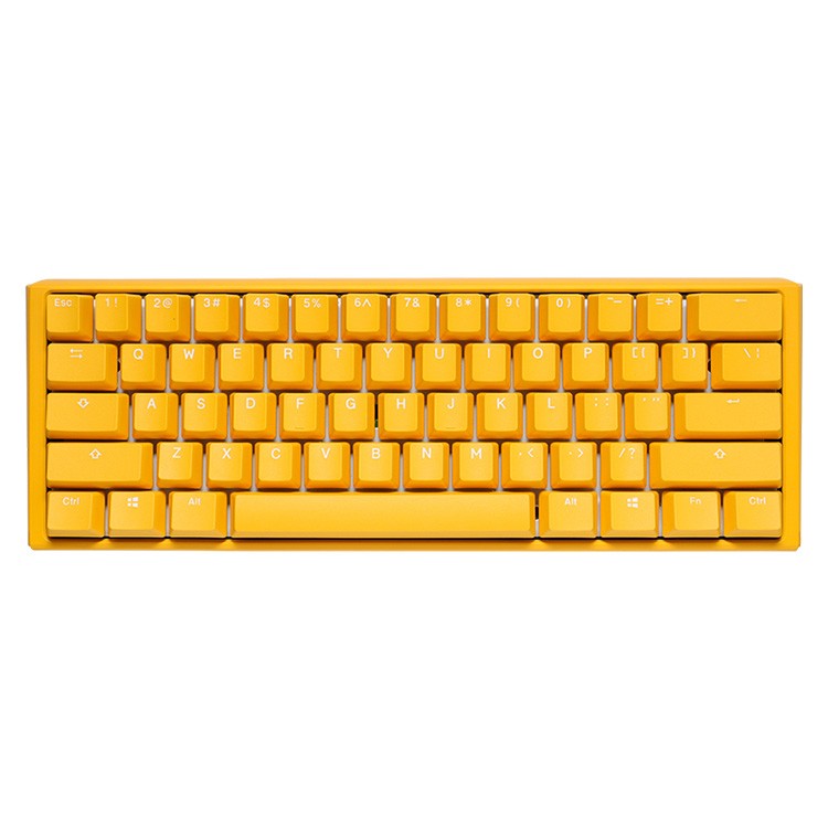 Ducky One 3 Mini 60% keyboard Yellow Ducky