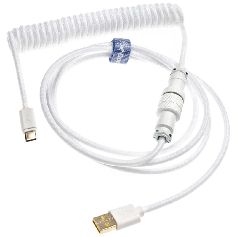 Ducky Coiled Cable Heaven White