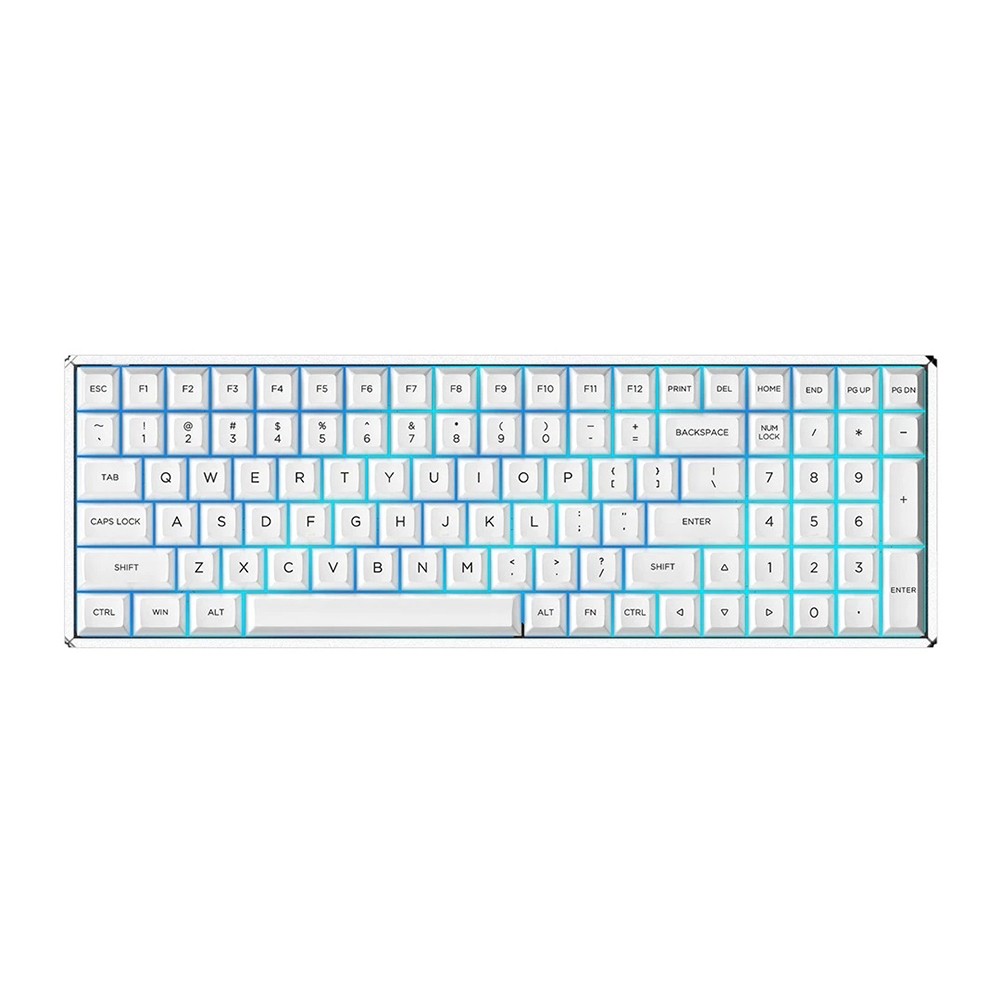 iQunix F96 KAT Mechanical Keyboard Wired RGB White