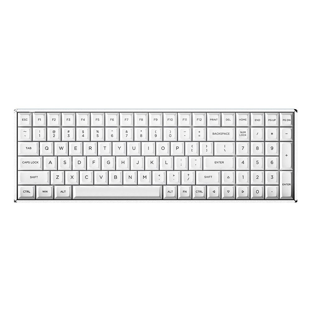 iQunix F96 KAT Mechanical Keyboard Wired Non-RGB White
