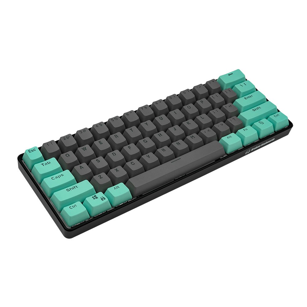 Kraken Keyboards Minty Steel Keycap Set