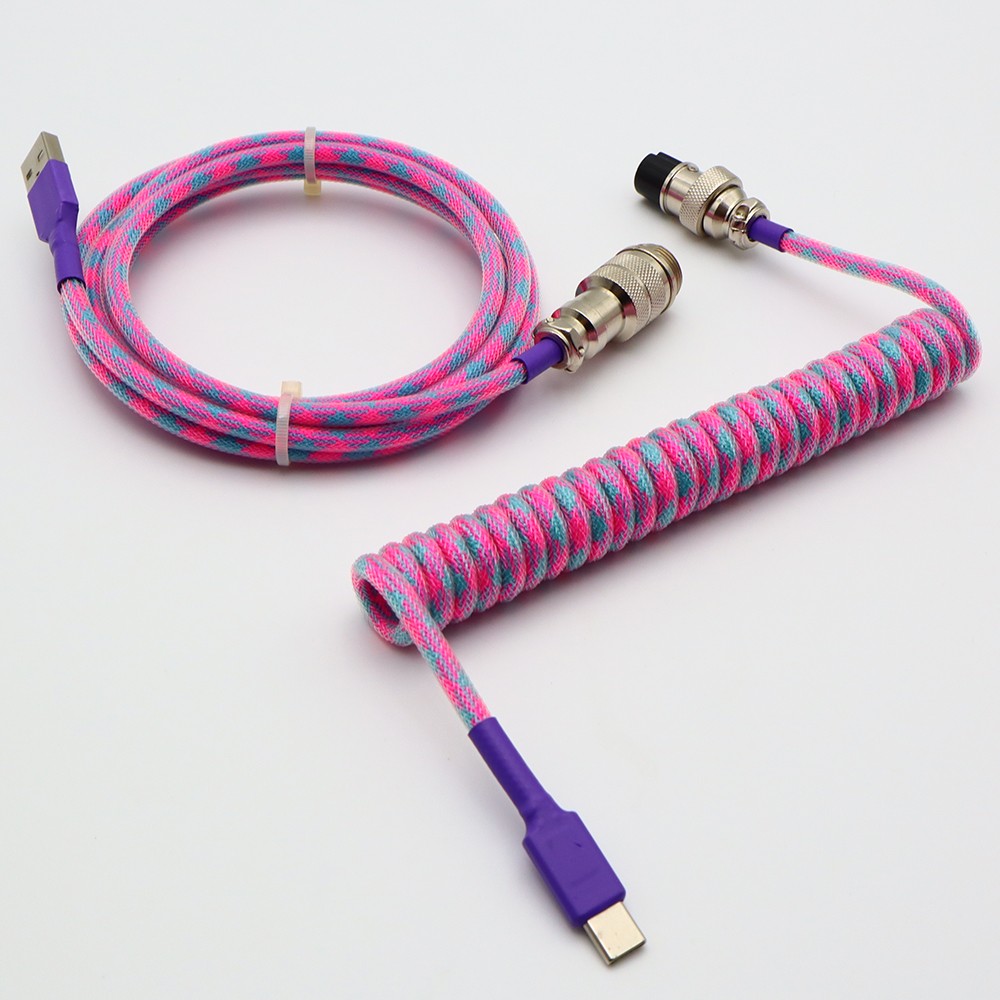 SwiftCables Artisan Custom Cable Cotton Candy