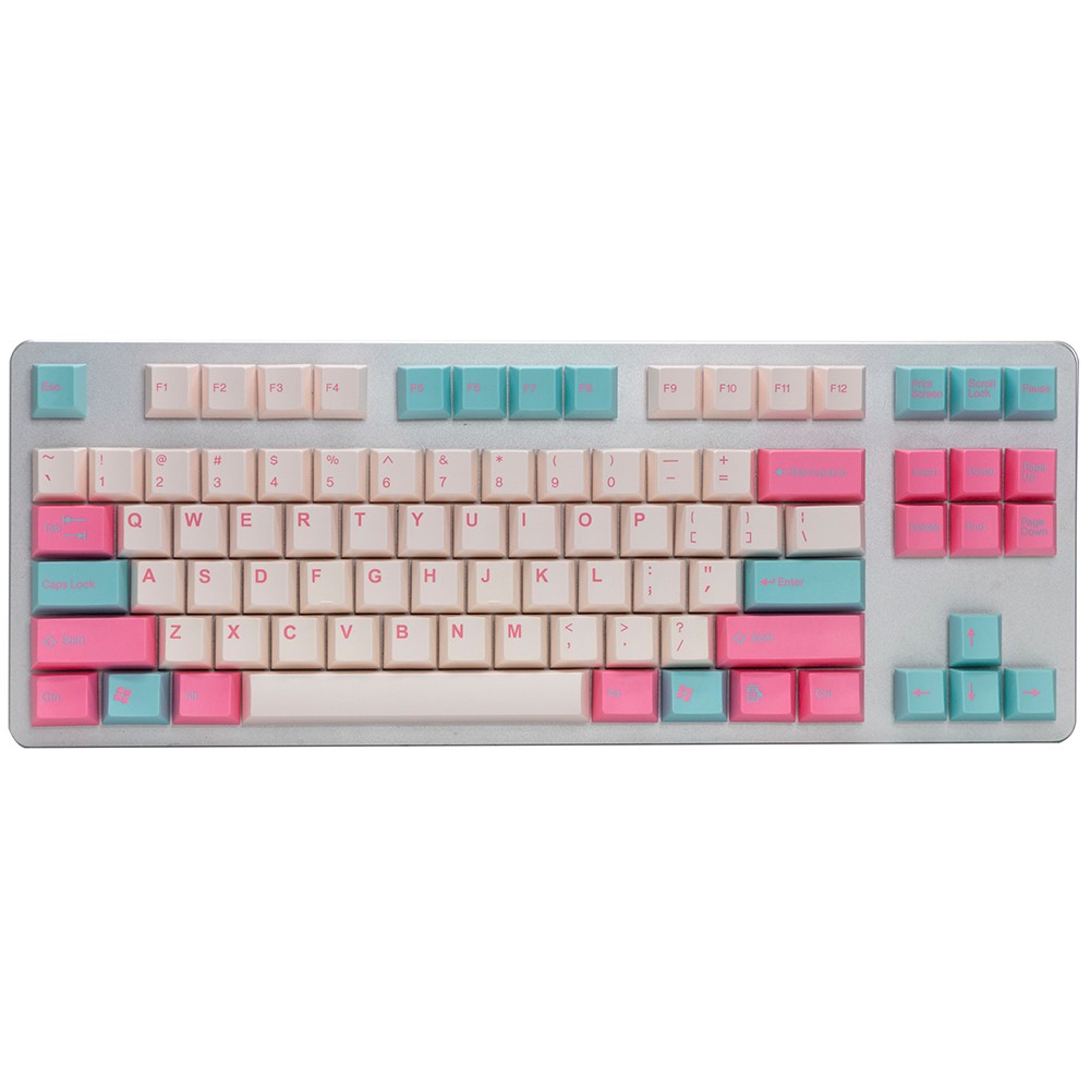 Tai-Hao Miami Surf Cubic ABS Double shot Keycap Set