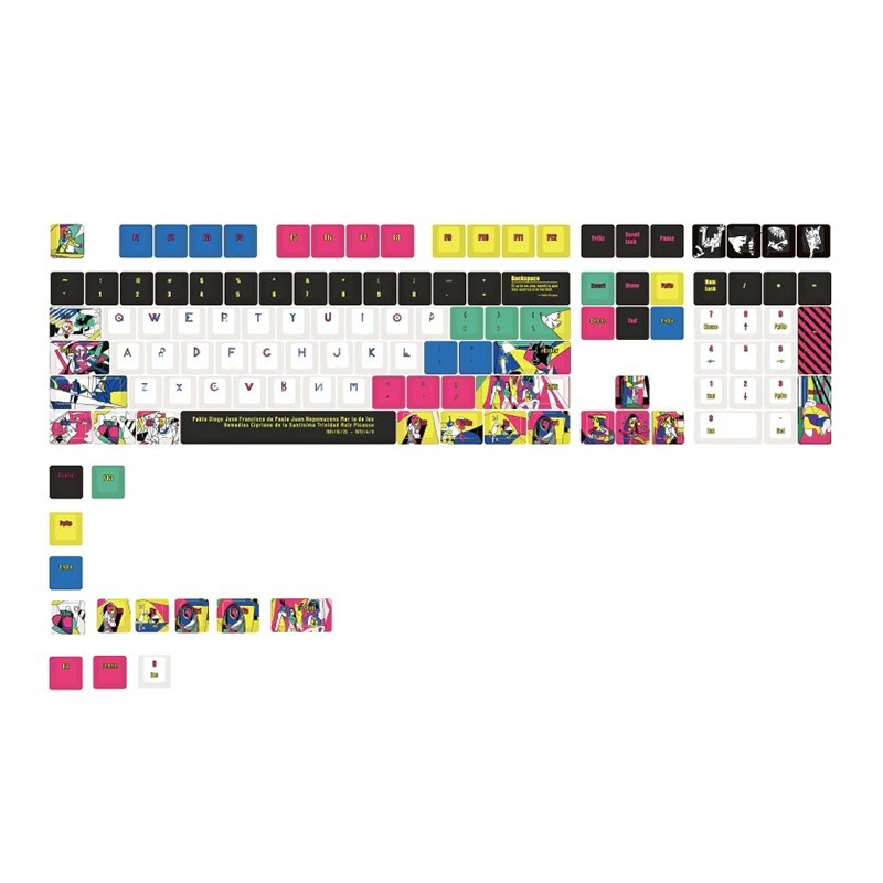 Varmilo(アミロ) Picasso ピカソ キーキャップセット 121キー 通販