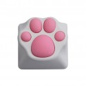 Varmilo ZOMO Kitty Paw White Pink Key Cap for Cherry MX Switches 