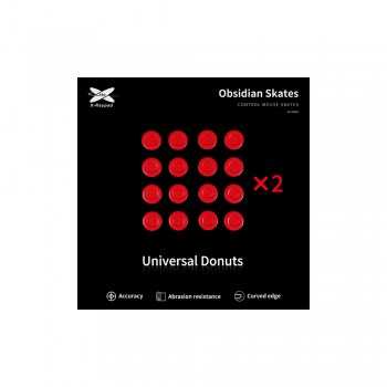 X-raypad Obsidian Control Mouse Skates Universal 0.8mm PTFE Donuts 32個入り