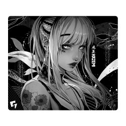 GLSSWRKS(グラスワークス) Kazemi プレミアムガラスマウスパッド Blue 