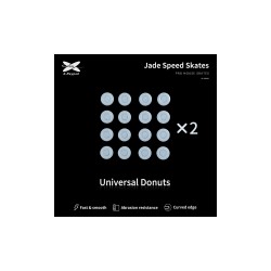 X-raypad(エックスレイパッド) Jade Speed Mouse Skates Universal 0.8mm PTFE Donuts 32個入り