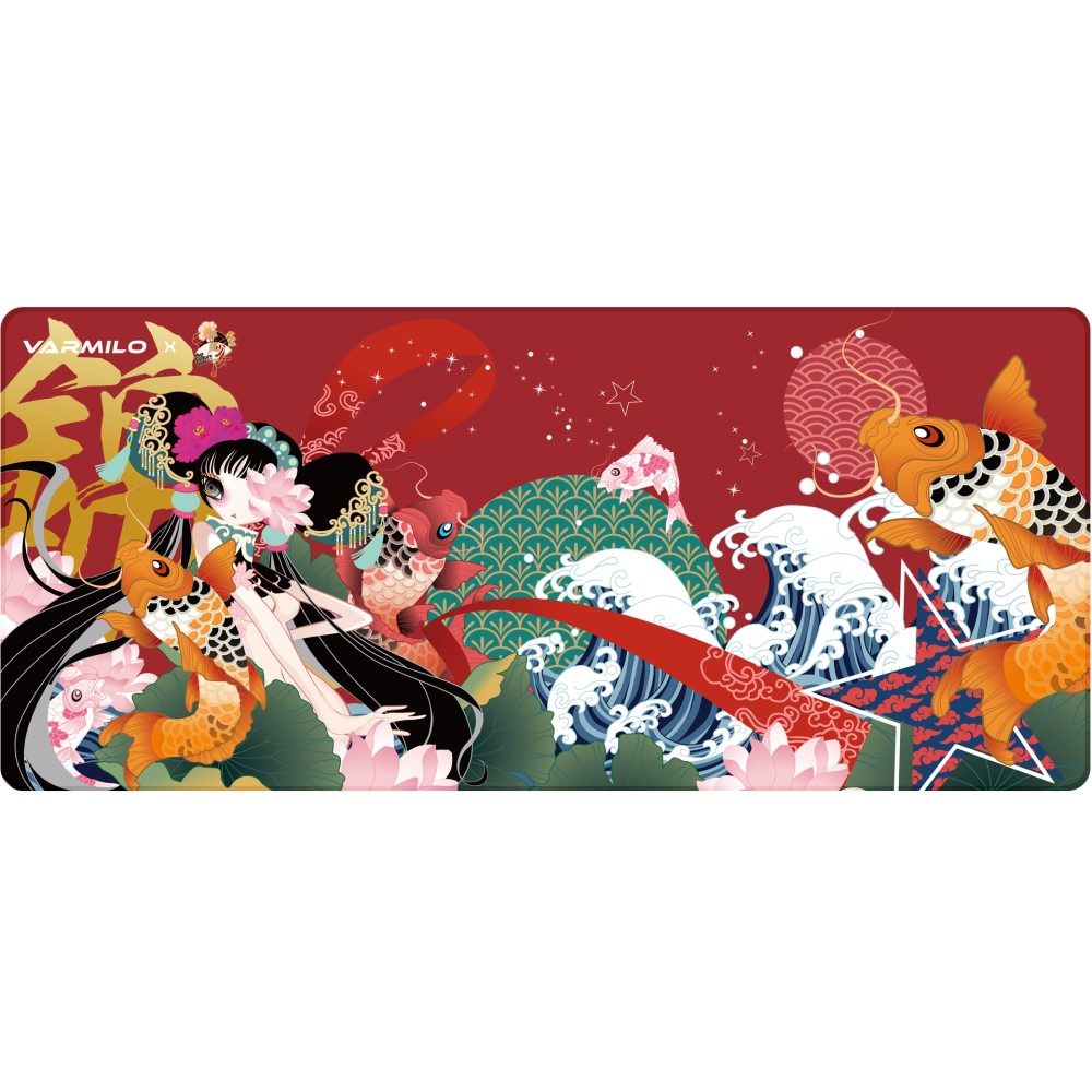 Varmilo(アミロ) 鯉 マウスパッド XLサイズ Peony(牡丹) 通販