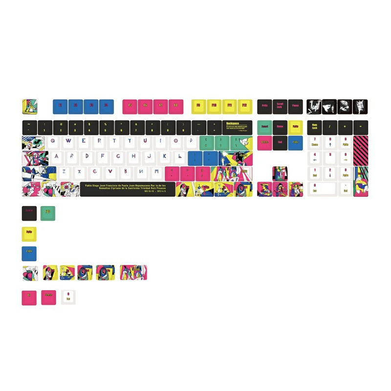 Varmilo(アミロ) Picasso ピカソ キーキャップセット 121キー 通販