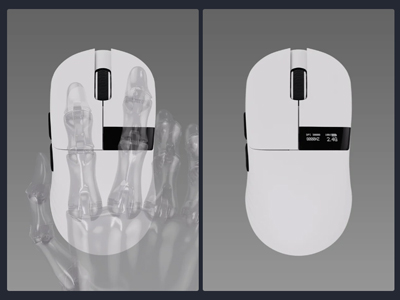 Chilkey（チルキー） Glacier LW 8K ワイヤレスゲーミングマウス White