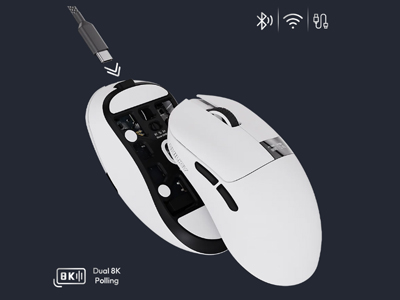 Chilkey（チルキー） Glacier LW 8K ワイヤレスゲーミングマウス