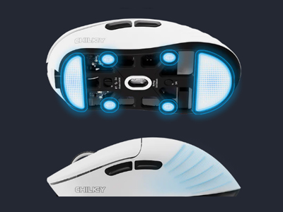 Chilkey Glacier LW 8K ホワイト Glacier LW 8K M Mouse – Chilkey