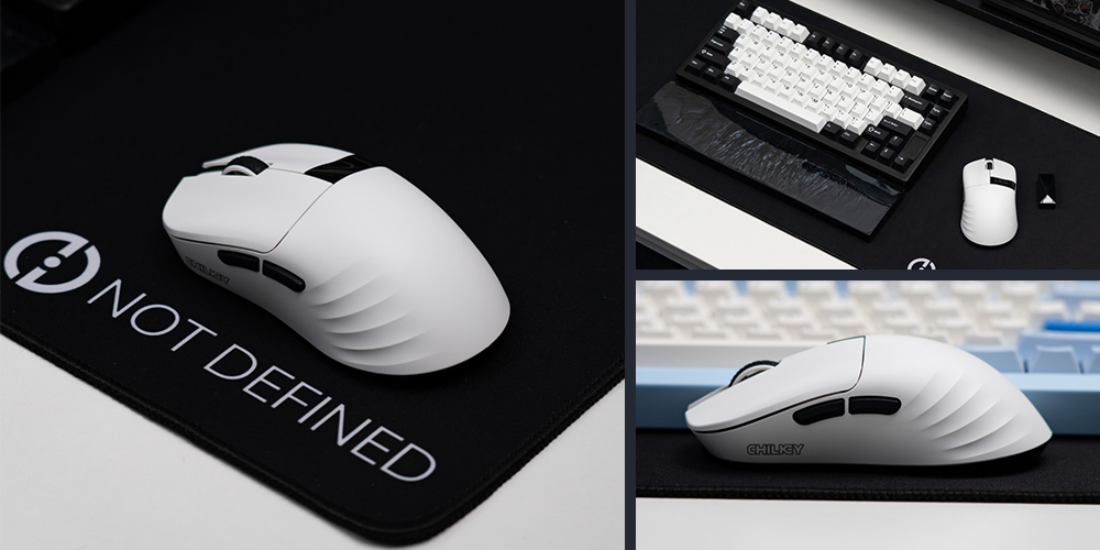 Chilkey（チルキー） Glacier LW 8K ワイヤレスゲーミングマウス White