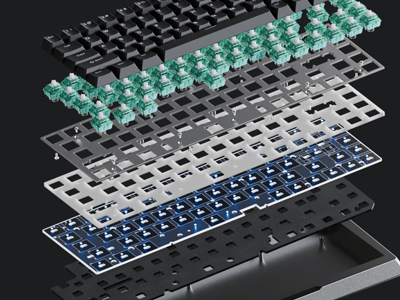 フレーチャ Pwnage（ポウネイジ） Zenblade 65 V2 磁気キーボード ラピッド