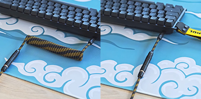 Wooting(ウーティング) USB-C コイル＆ストレート ケーブルセット Just