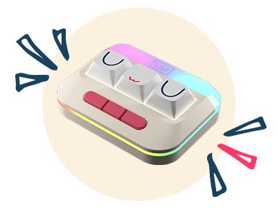 Wooting(ウーティング) UwU マクロパッド ラピッドトリガー RGBなし